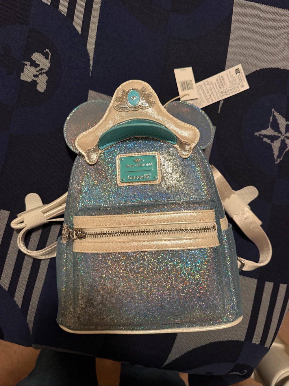 NWT Disney Cruise Line Loungefly Iridescent 25th Anniversary Backpack